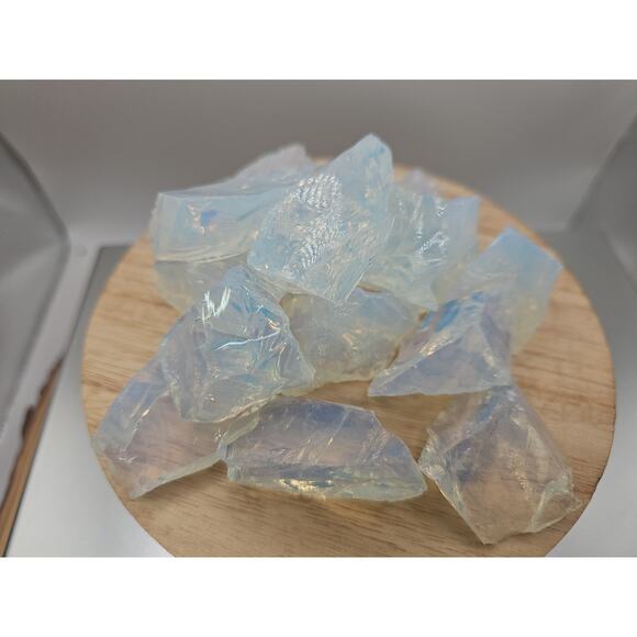 Opalite crystal Chucks 5pcs 4oz Avg - Picture 3 of 11